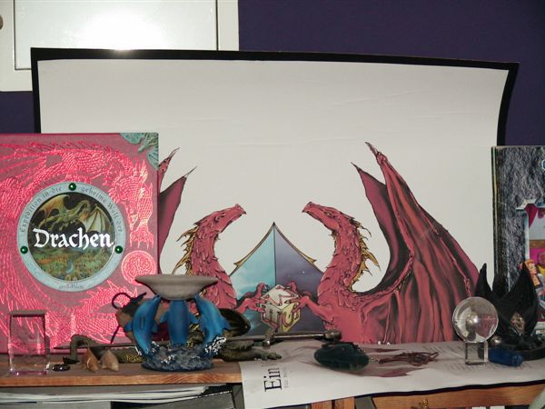 Bild des EWS-Plakats an der Wand in meinem Zimmer